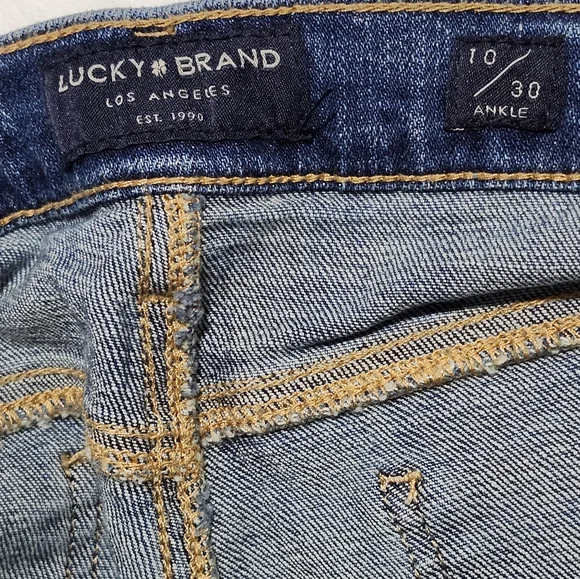 Lucky Brand Women's Straight Leg Sweet Jeans Size 10 - Picture 5 of 12